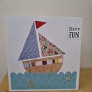Sailboat birthday card