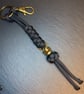Cat Netsuke Style Keyring or Lanyard In Antiqued Bronze - Image 2