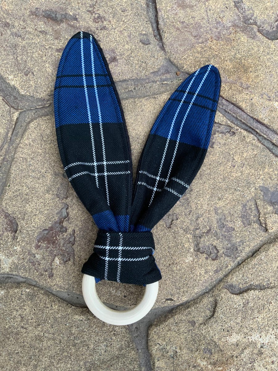 Ramsay Tartan Bunny Ears Teether