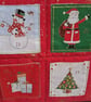 Handmade large pockets red Advent Calendar  - Image 4