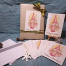 Nisse Christmas Cards – Set of 10 Nordic Gnome Watercolour Cards