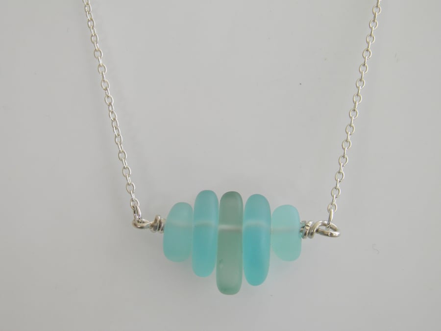Beach Glass Jewellery Sea Glass Necklace