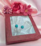 Turquoise & Crackle Clear Quartz Jewellery Set - Image 4