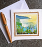 Harebells On The Cliffs. Handpainted Blank Greetings Card. Scottish Flowers - Image 7