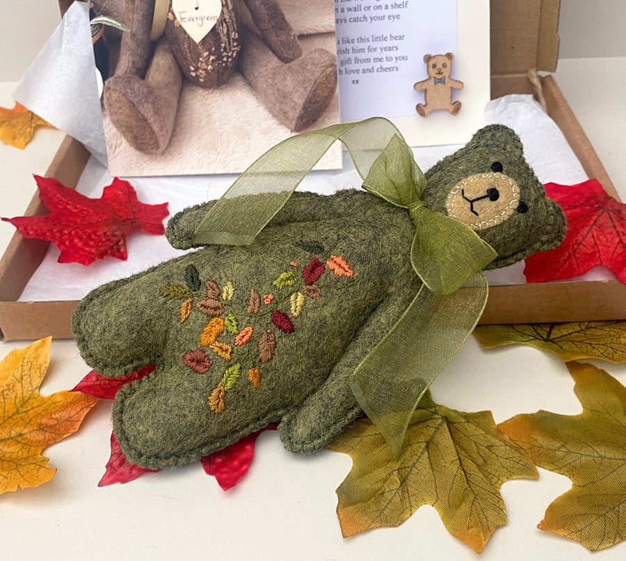 Sending bear hugs letterbox gift, all occasion post box gift set