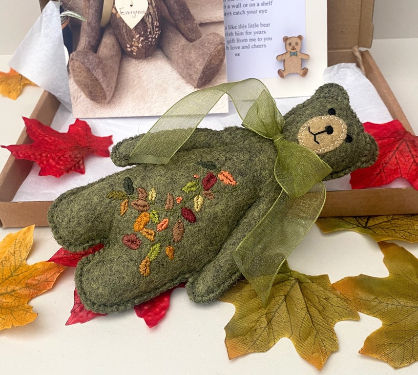 Sending bear hugs letterbox gift, all occasion post box gift set