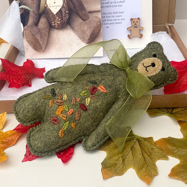 Sending bear hugs letterbox gift, all occasion post box gift set