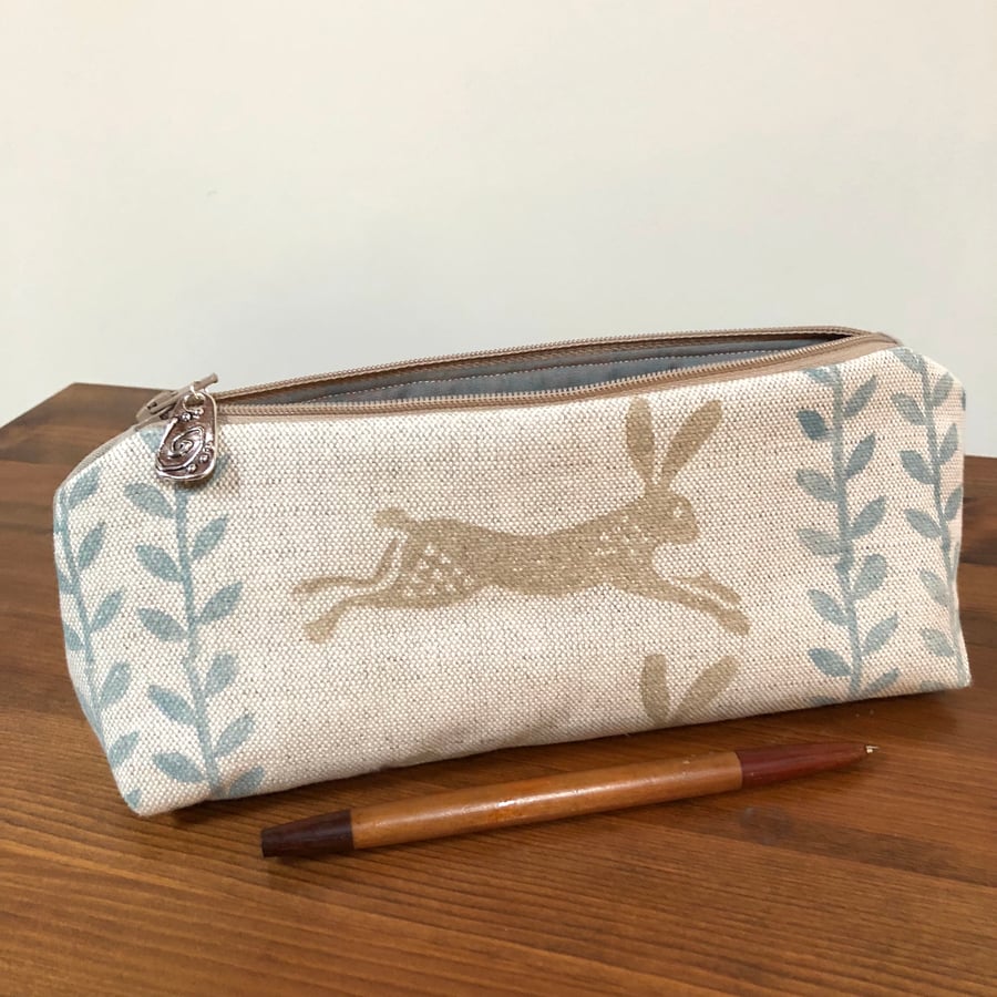 Pencil Case - Leaping Wild Hare