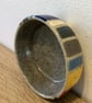SMALL STRIPED CERAMIC HAND THROWN DISH - Image 2