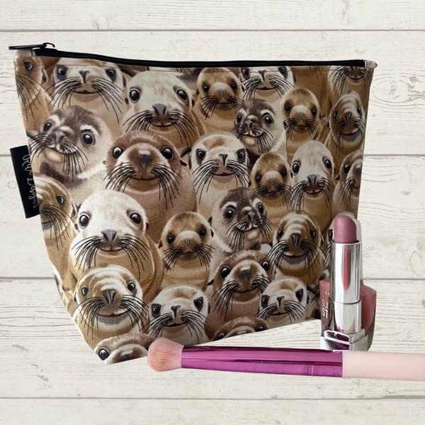 Makeup bags cute seals
