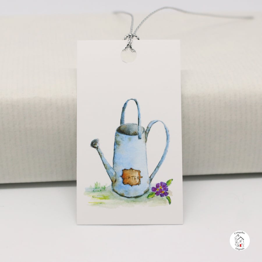 Gardening Watering Can Pack of Six Hand Designed Gift Tags
