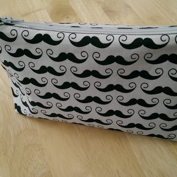 Mustache Design Toiletries Bag 