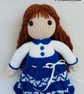 Knitted doll, Interior doll, Girls room decor, Collection doll, Gift for girl - Image 3