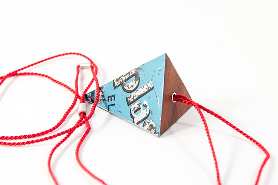 Pyramid Elastoplast Tin Necklace  