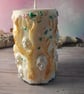 Decorative Hand Painted Witch Candle - HALLOWEEN - Image 2