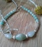 Amazonite Sterling Silver Bracelet  (SMALL) - Image 4