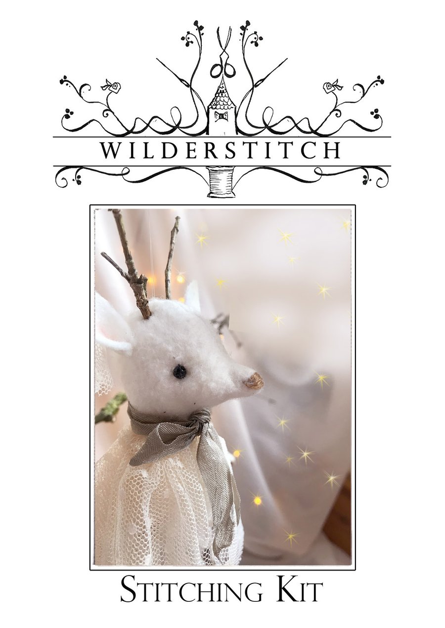 Snow Deer Hanging Christmas Decoration KIT