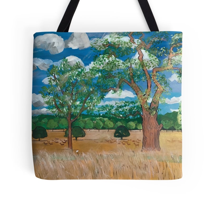 Beautiful Tote Bag Featuring The Design ‘Sunny Skies’