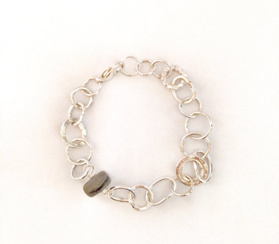 Sterling Silver Link Bracelet - Artisan Jewellery
