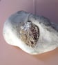 Fine silver beech leaf necklace - Image 2