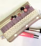 SALE Vintage Button Make-up Purse - Image 1