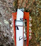 1.5 inch ukulele strap black and white musical notes  - Image 7