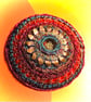 Celtic disk pendant on turquoise bead necklace - Image 9