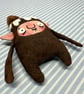 Chocolate Fudge Cake Brownie Art Doll - Image 7