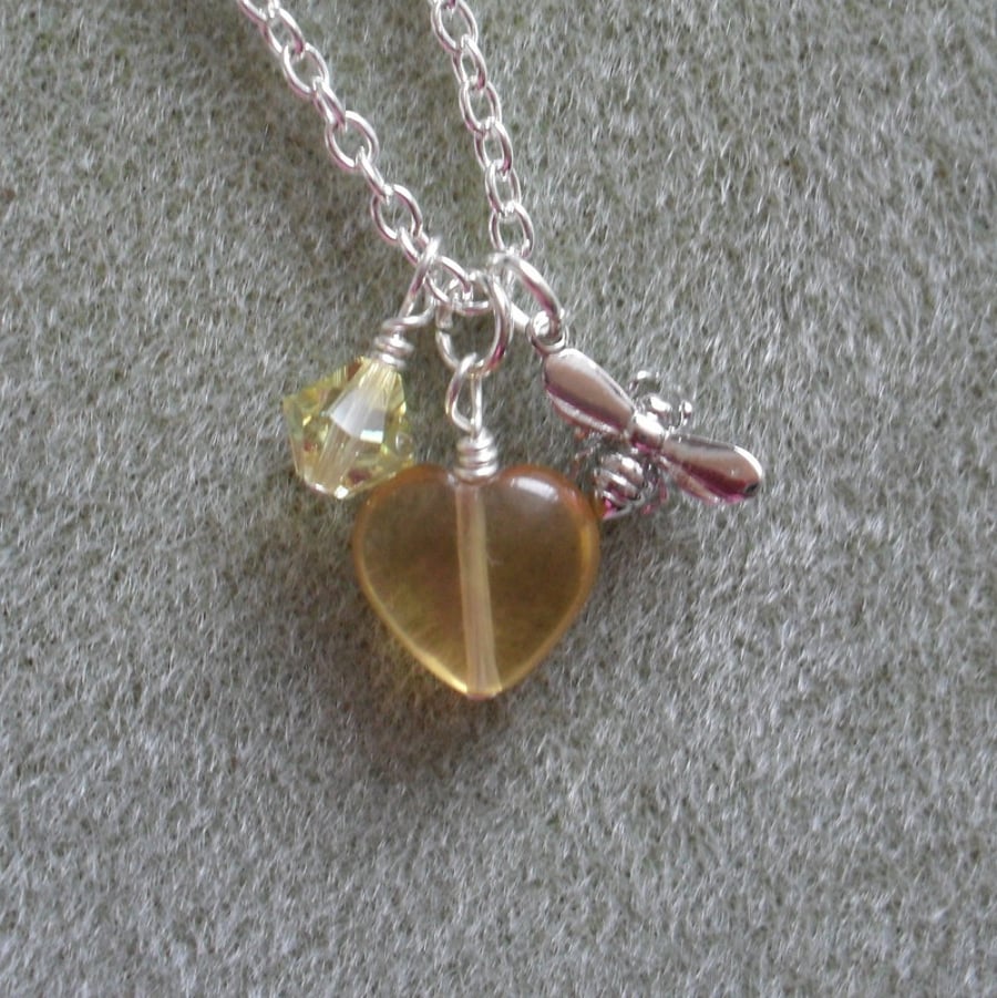 Bee,Wasp Charm Necklace
