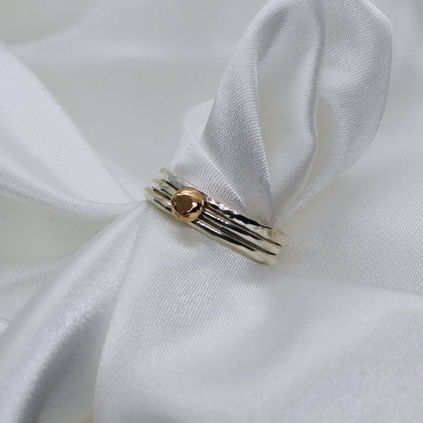 Handmade rings - silver on Folksy