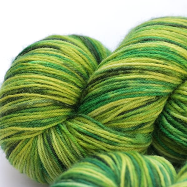 SALE: Eat Your Greens - Superwash Bluefaced Leicester 4-ply yarn