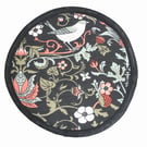 Trivet William Morris Strawberry Thief Mat 8" Pad Dining Pot Stand Surface Saver