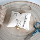 star gazing hare hanging decoration