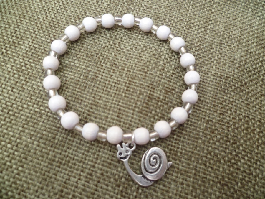 Kid's Snail Stretch Bracelet
