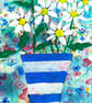 Daisies in Cornishware - Watercolour and Gouache - Image 2