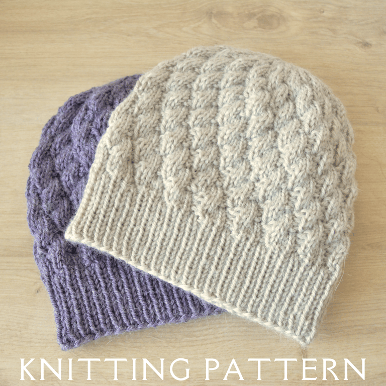 Hat Knitting Pattern The Tamar Beanie Printed Copy