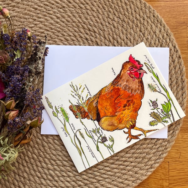 Hen card 
