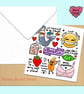 Bestie card for your best friend or bff with lots of puns and cute illustrations - Image 8