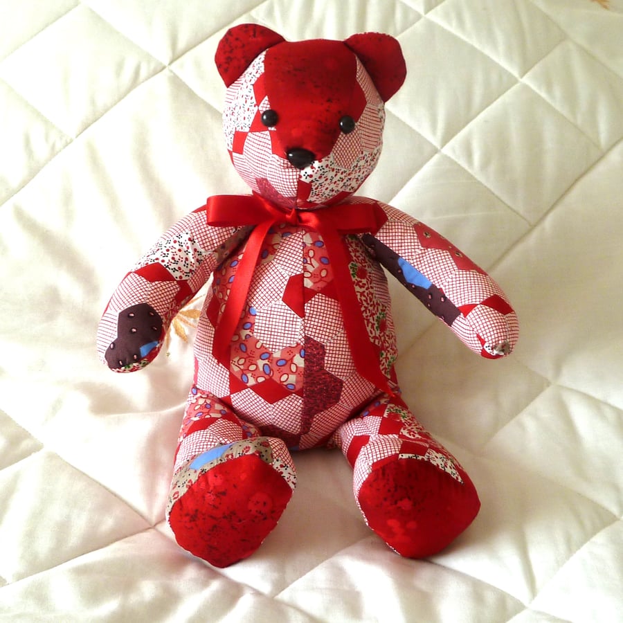 Patchwork Teddy Bear