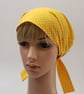 Polka dot wide head scarf, nurse hair covering, cotton hair bandanna - Image 2