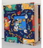 Sketchbook Crafty Fox fabric covered - Image 1