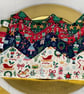 Set of 4 Christmas party crowns. Nutcracker-themed fabrics - Image 1