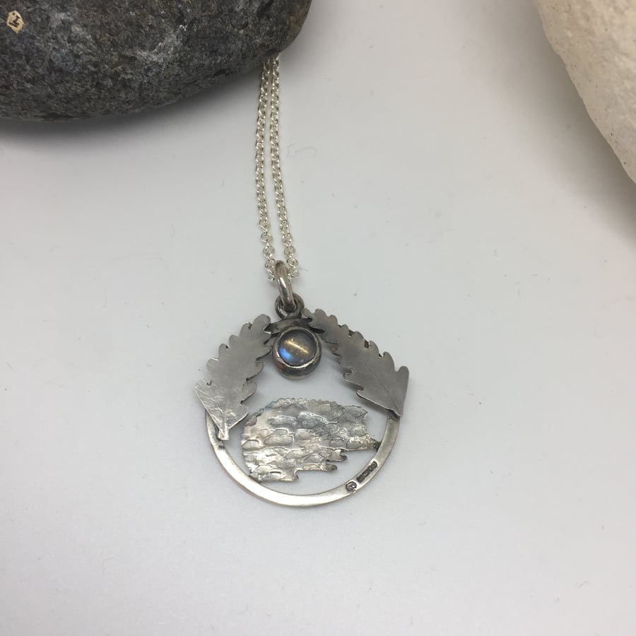 Hedgehog story pendant