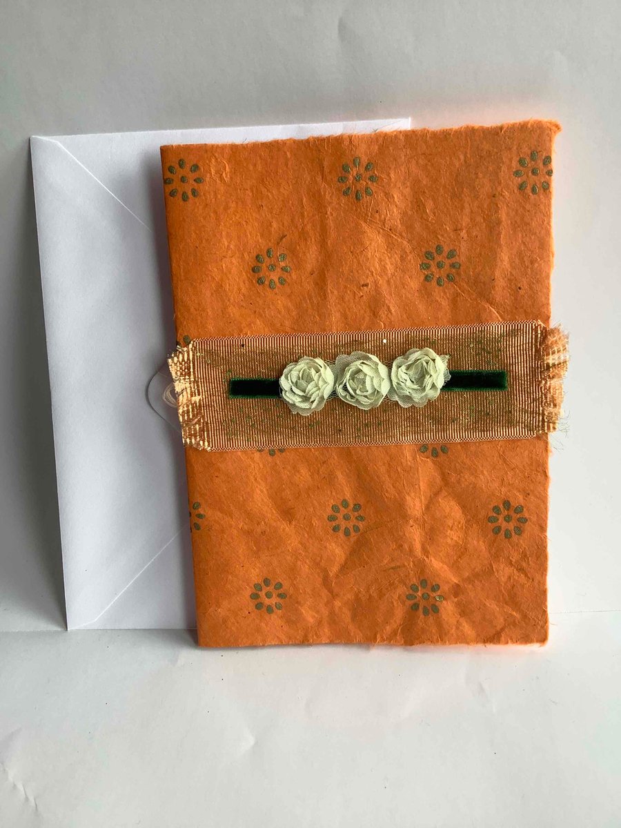 Floral greeting card