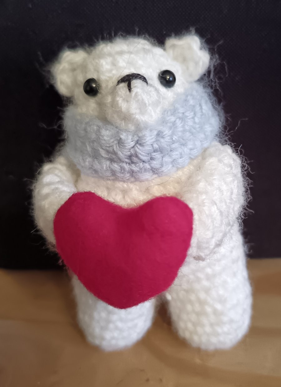 Crochet polar bear