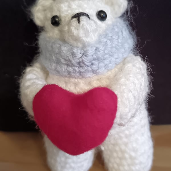 Crochet polar bear