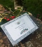 Christmas Grave Decoration Grave Ornament Christmas Memorial Remembrance Plaque  - Image 1