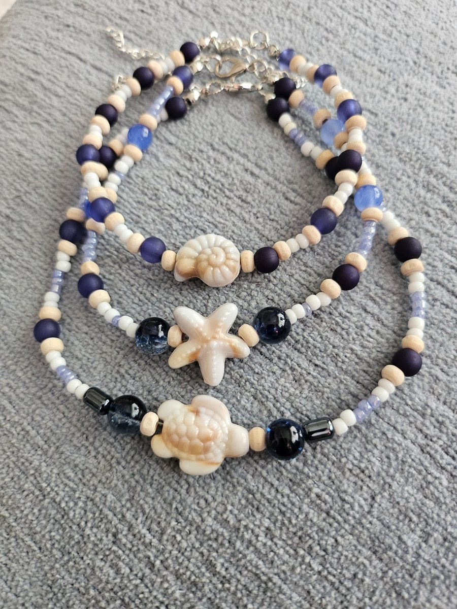 Coastal Charm Trio Anklet 