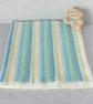 Baby blanket, crocheted blanket, striped blanket - Image 3