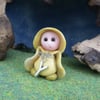 Alphabet Initial Gnome choice of letter OOAK Sculpt by Ann Galvin